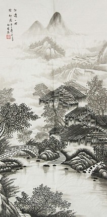 当代艺术家 周裕国 精品山水国画