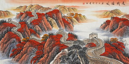 当代艺术家 吴成建 精品山水国画