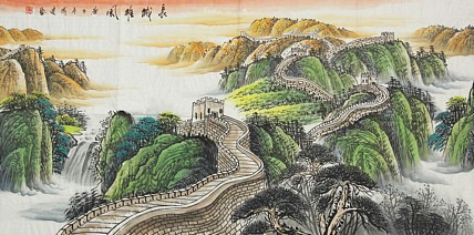 当代艺术家 吴成建 精品山水国画