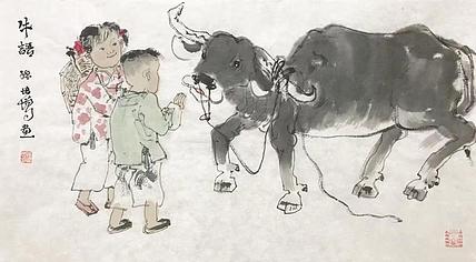 中国美术家协会会员 孙培增 人物国画