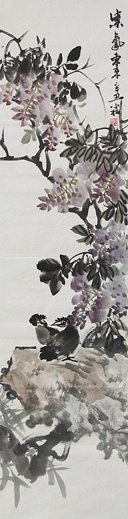 广西美术家协会会员，著名山水画家 蒋小松