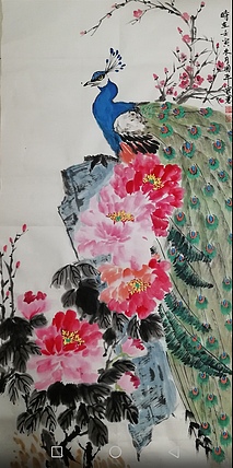 贺国平 国画（荣华富贵）