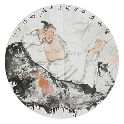 青年艺术家 孔子美术馆副馆长 于子钦 国画