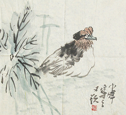 中国美协会员 路晖 花鸟