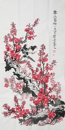七旬艺术家 中国老年书画研究会会员 郭栋