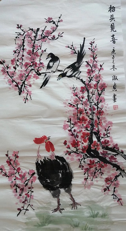 小雨 抬头见喜