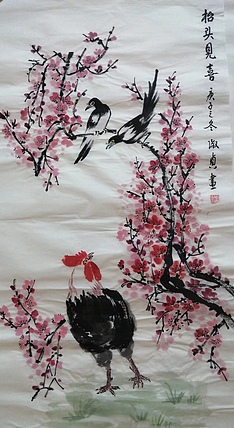小雨 抬头见喜