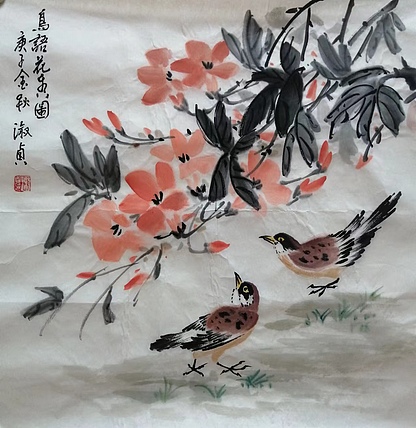 小雨 鸟语花香