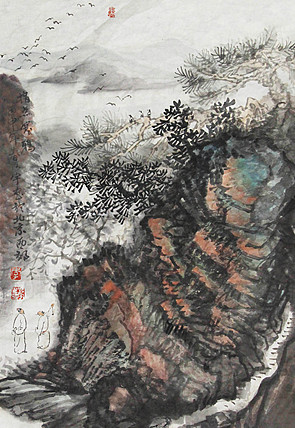 书画世家 著名山水画家 李乃宇 山水 国画