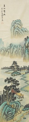 当代山水画家 李建忠 山水国画