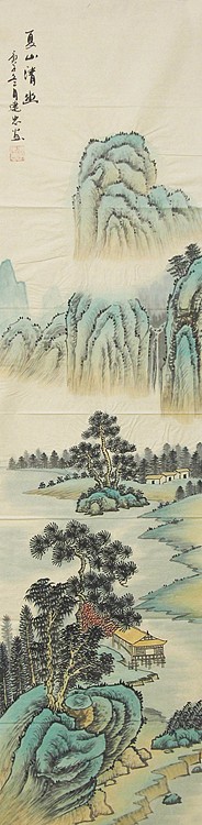 当代山水画家 李建忠 山水国画