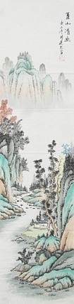 当代山水画家 李建忠 山水国画