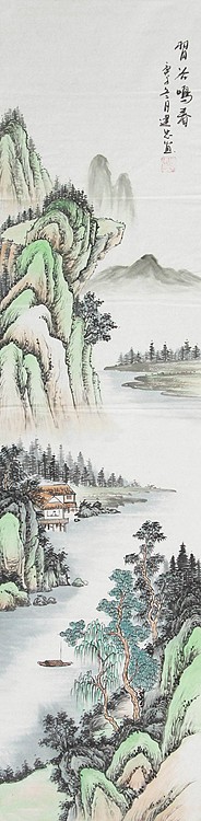 当代山水画家 李建忠 山水国画