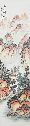 当代山水画家 李建忠 山水国画