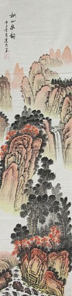 当代山水画家 李建忠 山水国画