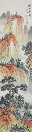 当代山水画家 李建忠 山水国画