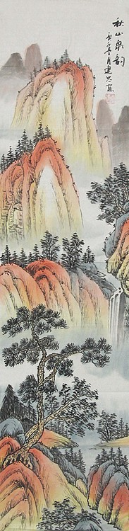 当代山水画家 李建忠 山水国画