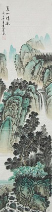 当代山水画家 李建忠 山水国画