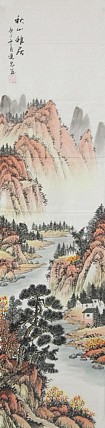 当代山水画家 李建忠 山水国画