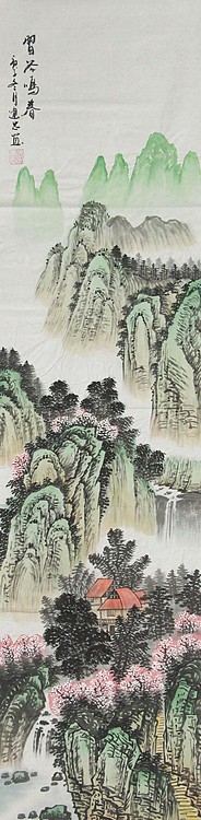当代山水画家 李建忠 山水国画