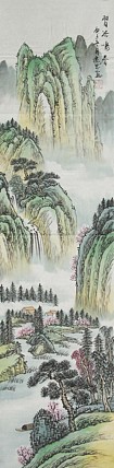 当代山水画家 李建忠 山水国画
