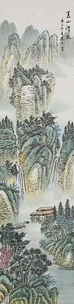 当代山水画家 李建忠 山水国画