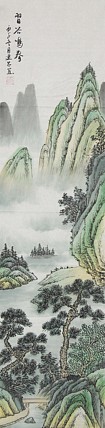 当代山水画家 李建忠 山水国画