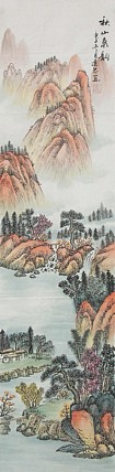 当代山水画家 李建忠 山水国画