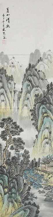 当代山水画家 李建忠 山水国画