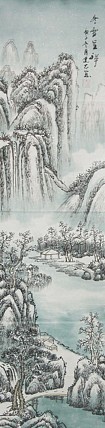 当代山水画家 李建忠 山水国画