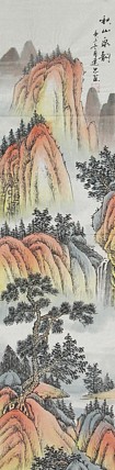 当代山水画家 李建忠 山水国画
