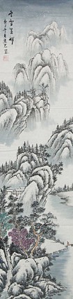 当代山水画家 李建忠 山水国画