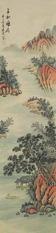 当代山水画家 李建忠 山水国画