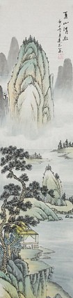 当代山水画家 李建忠 山水国画