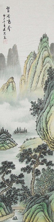 当代山水画家 李建忠 山水国画