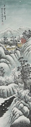 当代山水画家 李建忠 山水国画