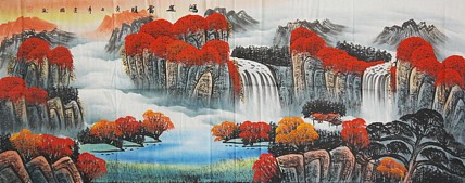 当代画家 陈建国 山水国画