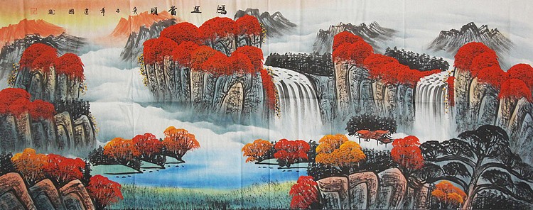 当代画家 陈建国 山水国画