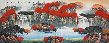当代画家 陈建国 山水国画