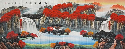 当代画家 陈建国 山水国画