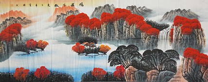 当代画家 陈建国 山水国画