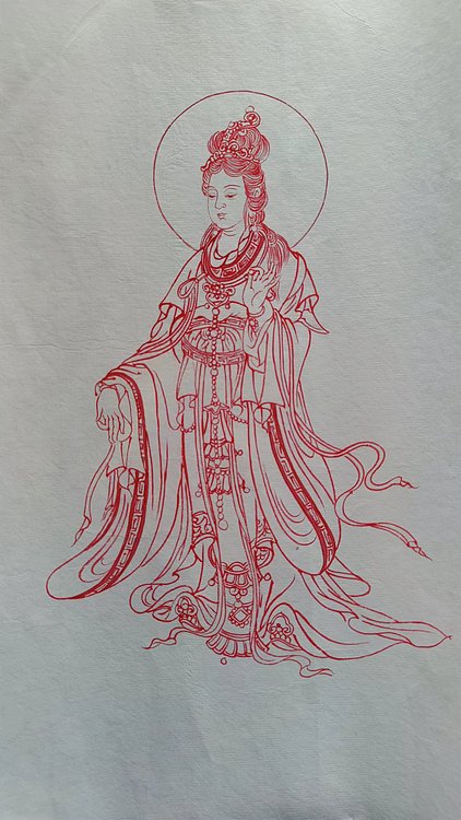 陈波 吉祥观音，