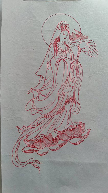 陈波 持莲观音