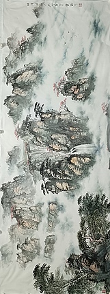 曹书铭 曹书铭《烟波浩渺》