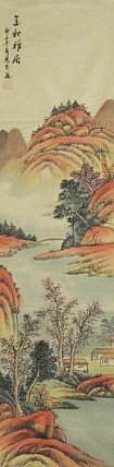 当代山水画家 李建忠 山水国画