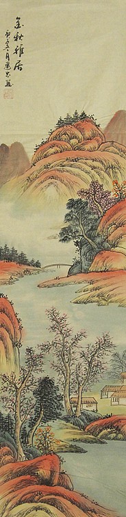 当代山水画家 李建忠 山水国画