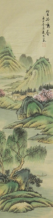 当代山水画家 李建忠 山水国画