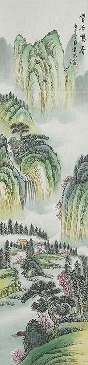 当代山水画家 李建忠 山水国画