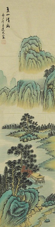 当代山水画家 李建忠 山水国画