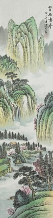 当代山水画家 李建忠 山水国画